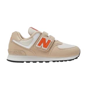 New Balance 574 Hook & Loop Little Kid Wide 'Incense Poppy 'Sneakers Incense/Poppy PV574HBO W