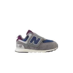 New Balance 574 New-B Hook & Loop Toddler 'Castlerock Navy' Sneakers Castlerock/Navy NW574KGN