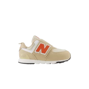 New Balance 574 New-B Hook & Loop Toddler 'Incense Poppy' Sneakers Incense/Poppy NW574HBO