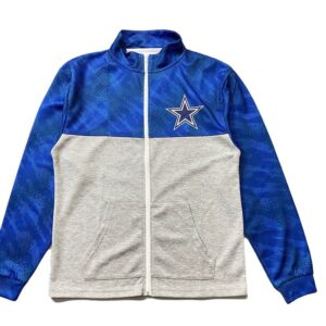 B20THER Stand Collar Jacket NFL Cowboys Blue Jacket 1250911