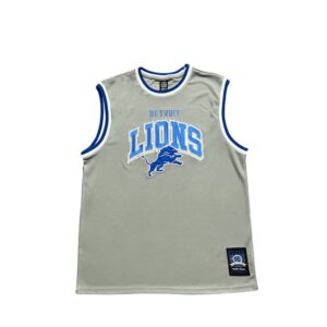 Basketball Jersey Buck Up NFL Detroit Lions Gray Jersey Black 1229352