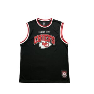 Buck Up NFL Kansas City Chiefs Black Jersey Basketball Jersey White 1229364