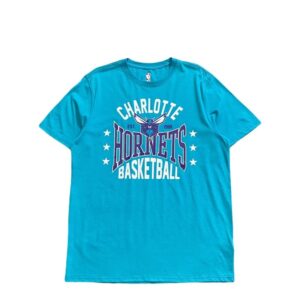 Main Squeeze NBA Charlotte Hornets Teal T-Shirt Black 1324093