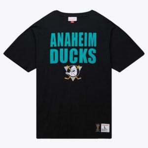 Mitchell & Ness Black Anaheim Ducks Legendary Slub T-Shirt Black 1281010