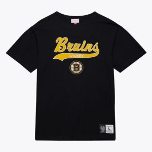 Mitchell & Ness Black Boston Bruins Legendary Slub T-Shirt Black 1296842