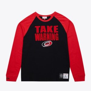 Mitchell & Ness Black Carolina Hurricanes Legendary Slub Long Sleeve T-Shirt Black 1297118