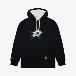 Mitchell & Ness Black Dallas Stars Thermal Lightweight Pullover Hoodie Black 1377391