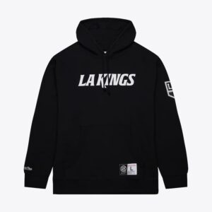 Mitchell & Ness Black Los Angeles Kings Game Time Fleece Pullover Hoodie Black 1377764