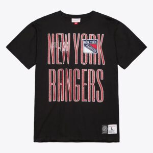 Mitchell & Ness Black New York Rangers Team OG Premium T-Shirt Black 1374110