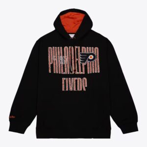 Mitchell & Ness Black Philadelphia Flyers Team OG Fleece Pullover Hoodie Black 1377751