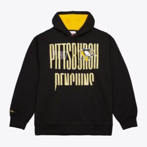 Mitchell & Ness Black Pittsburgh Penguins Team OG Fleece Pullover Hoodie Black 1377698