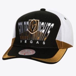 Mitchell & Ness Black Vegas Golden Knights Retrodome Pro Snapback Hat Cream 1259680