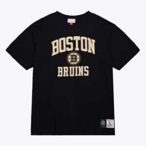 Mitchell & Ness Black White Boston Bruins Legendary Slub T-Shirt Black 1296862