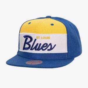 Mitchell & Ness Blue St. Baseball Cap Louis Blues Retro Sport Vintage Snapback Hat Blue 1236674