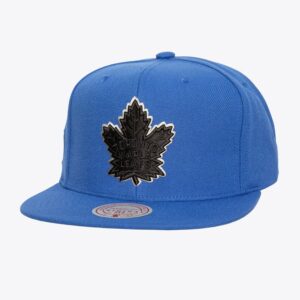 Mitchell & Ness Blue Toronto Maple Leafs Logo Eclipse OG Snapback Hat Blue 1251080