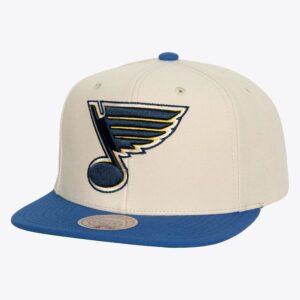 Mitchell & Ness Cream St. Baseball Cap Louis Blues Vintage Snapback Hat Cream 1236688