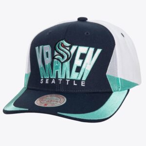 Mitchell & Ness Deep Sea Blue Seattle Kraken Retrodome Pro Snapback Hat Blue 1222398