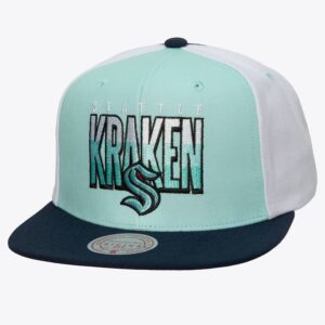 Mitchell & Ness Light Blue Seattle Kraken Billboard 2 Snapback Hat Light blue 1222479