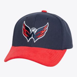 Mitchell & Ness Navy Washington Capitals Cord Pro Snapback Hat Cream 1280929