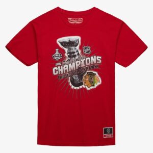 Mitchell & Ness Red Chicago Blackhawks Cup Chase T-Shirt Red 1327427