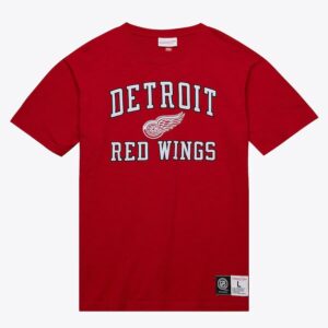 Mitchell & Ness Red White Detroit Red Wings Legendary Slub T-Shirt Red 1374296