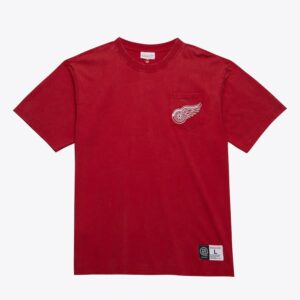 Mitchell & Ness Red Detroit Red Wings Premium Pocket T-Shirt Red 1374251