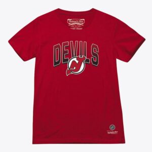 Mitchell & Ness Women's Red New Jersey Devils Minor Penalty T-Shirt Red 1374028