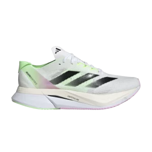 adidas Adizero Boston 12 'White Green Spark' White Cloud/Black Color/Green Spark IG3321