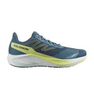 Salomon Aero Blaze 'Blue Ashes Sunny Lime' Sneakers Ash Blue/Sunny Lime/Dark Sapphire L47209100