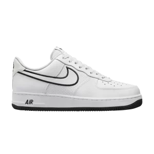 Nike Air Force 1 '07 'Embroidered Swoosh - White Black' White/Black/Photon Dust FJ4211 100