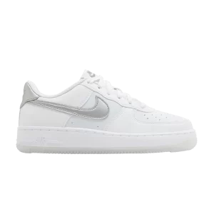 Nike Air Force 1 GS 'White Football Grey' White/Pure Platinum/Football Grey/Metallic Silver FV3981 100