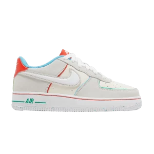 Nike Air Force 1 LV8 GS 'Holiday Cookies' Pale Ivory/Spicy Red/Baltic Blue/White FQ8350 110