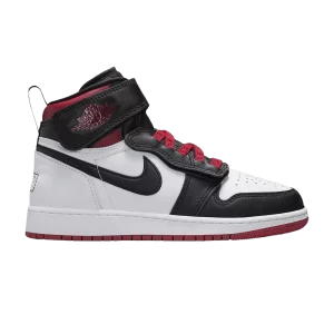 Air Jordan 1 High FlyEase GS 'Gym Red Black Toe' White/Red/White/Black DC7986 106