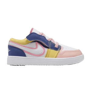 Air Jordan 1 Low ALT SE PS 'Multi-Color Canvas' White/French Blue/Topaz Gold/Coral Chalk FD2655 100