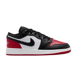 Air Jordan 1 Low GS 'Bred Toe 2.0' White/Red/White/Black 553560 161