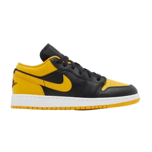 Air Jordan 1 Low GS 'Yellow Ocher' Black/Yellow Ochre/White 553560 072