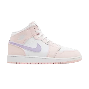 Air Jordan 1 Mid GS 'Pink Wash' Pink wash/Purple frost/White FD8780 601