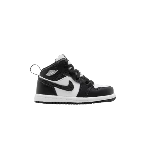 Air Jordan 1 Mid SE TD 'Panda Elephant' Not Black/White/Black/Black FB9912 001