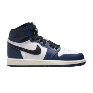 Air Jordan 1 Retro High OG PS 'Midnight Navy' Sneakers Midnight Fleet/Black/White/Sail FD1412 401