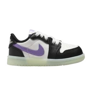 Air Jordan 1 Retro Low OG TD 'Black Raspberry' Black/Black Raspberry/Volt Shade HF0412 001