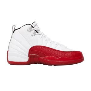 Air Jordan 12 Retro GS 'Cherry' 2023 White/White/Metallic Silver/Red 153265 116