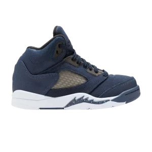 Air Jordan 5 Retro SE PS 'Midnight Navy' Sneakers Midnight Navy/Black/Football Gray FN5453 400