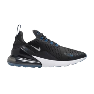 Nike Air Max 270 'Anthracite Industrial Blue' Anthracite/Industrial blue/White/Metallic silver FV0380 001