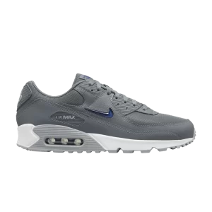 Nike Air Max 90 'Jewel - Cool Gray Deep Royal' Cool Grey/Deep Royal Blue/Light Smoke Gray FN8005 001