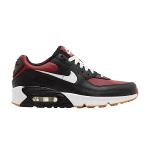 Nike Air Max 90 Leather GS 'Black Team Red' Black/Team Red/Bubble Gum Light Brown/White CD6864 024