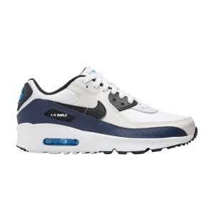 Nike Air Max 90 Leather GS 'Phantom Thunder Blue' Thunder Blue/Ghost/Football Grey/Black CD6864 404