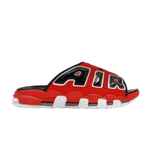 Nike Air More Uptempo Slide 'Bulls' University Red/Black/Clear/White FJ6036 600