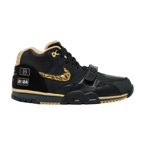 Nike Air Trainer 1 'College Football Playoffs Pack - Black' Black/Golf Leaf/Anthracite/Metallic Gold FJ6196 001