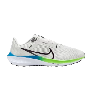 Nike Air Zoom Pegasus 40 Extra Wide 'Platinum Tint Green Strike' Platinum Tint/White/Strike Green/Black DV7480 006