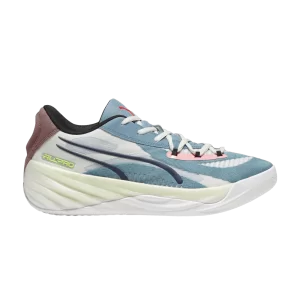 Puma All-Pro Nitro 'Bold Blue Koral Ice' Sneakers Bold Blue/Dark Carnation/Pro Green/Fire Orchid/Coral Ice 379079 03